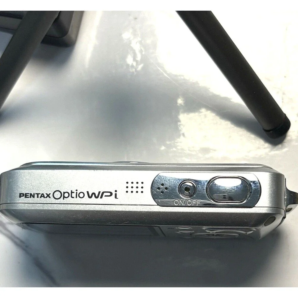Pentax Optio WPi 6.0MP Waterproof Compact Digital Camera Silver Untested